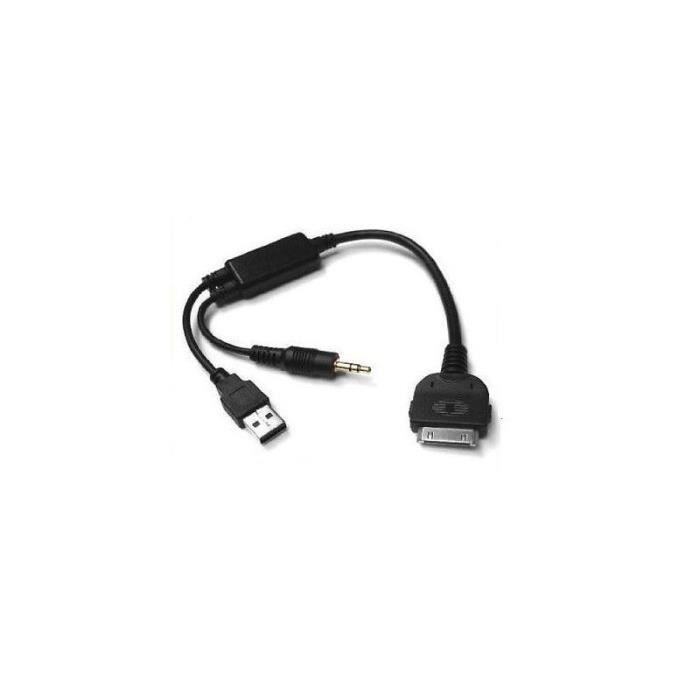 Cable adaptateur iphone ipod ipad apple pour BMW et mini cable aux bmw mini 