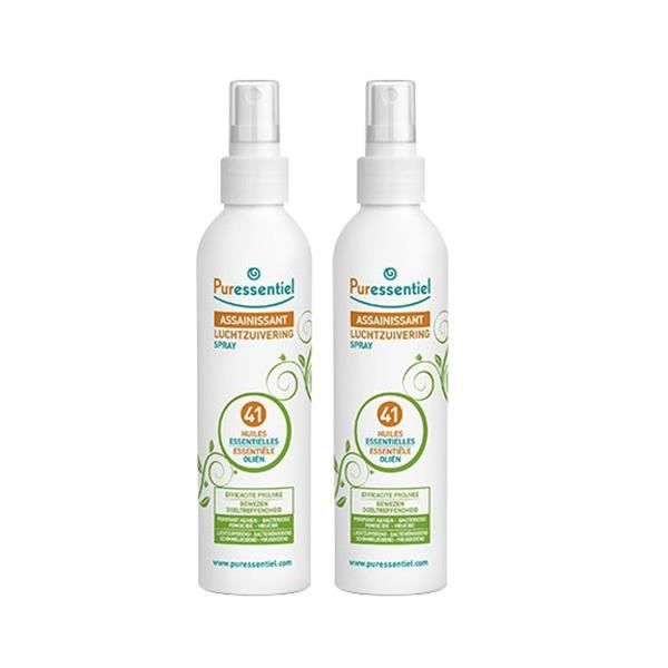 Puressentiel Assainissant Spray aux 41 Huiles Essentielles Lot de 2 x 200ml