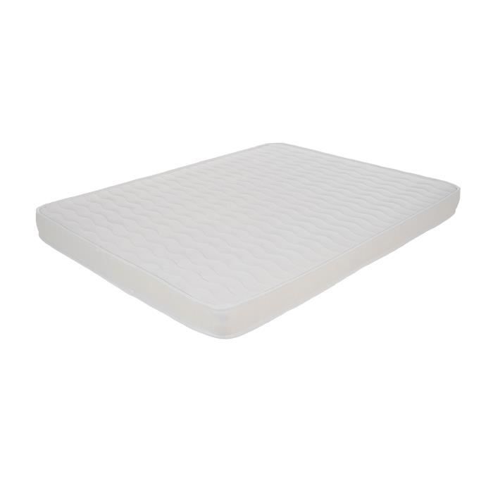 Matelas BEST 140x190 cm epaisseur 15 cm - Mousse polyuréthane - Ferme - Blanc Matelas BEST 140x190 cm epaisseur 15 cm - Mousse polyuréthane - Ferme - Blanc