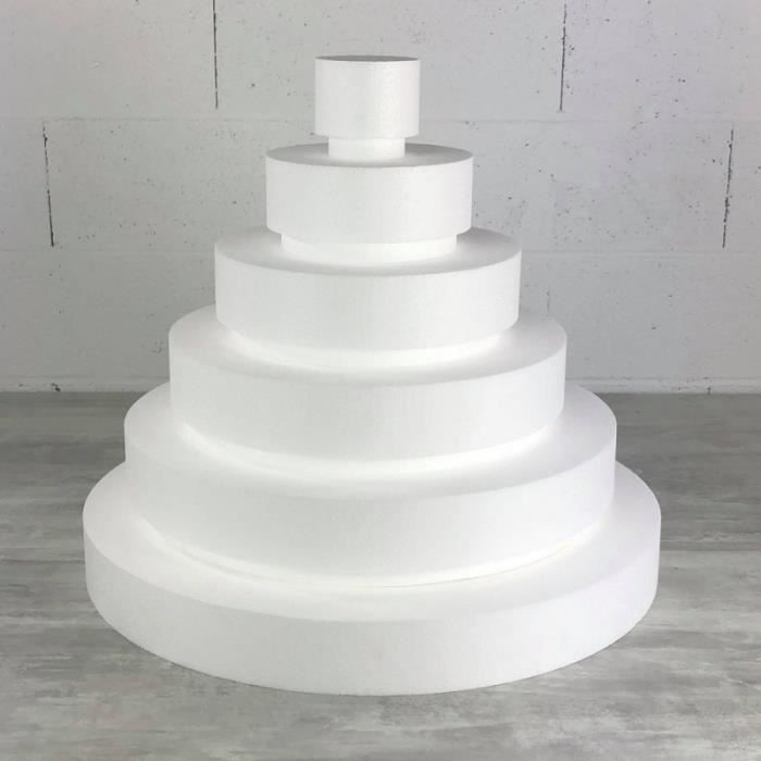 Piece Montee Wedding Cake Hauteur 52 Cm Base O 60cm A 10cm 6 Etages En Polystyrene Unique Cdiscount Beaux Arts Et Loisirs Creatifs Piece Montee Wedding Cake Hauteur 52 Cm Base O 60cm A 10cm 6 Etages En Polystyrene Unique Cdiscount Beaux Arts Et Loisirs Creatifs