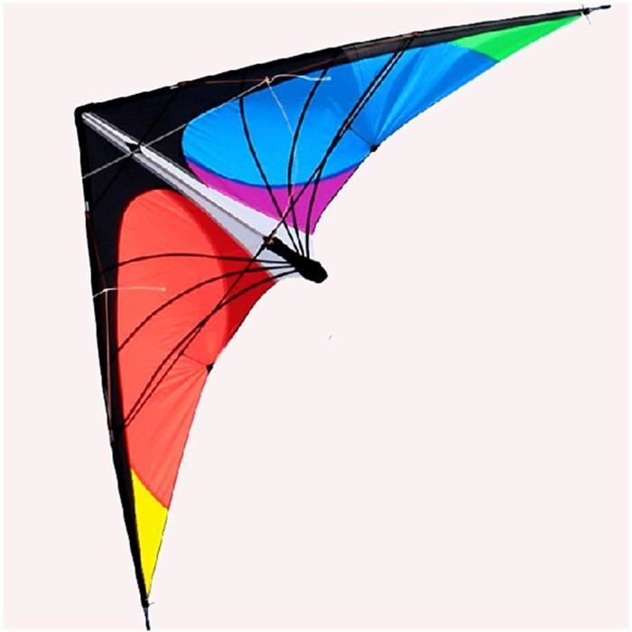 BROOKITE Cerf-Volant Montgolfière 90x63 Cm – Polyester Résistant – Facile à Monter – Jouet Extérieur Sportif Pour Enfants – Multicolore