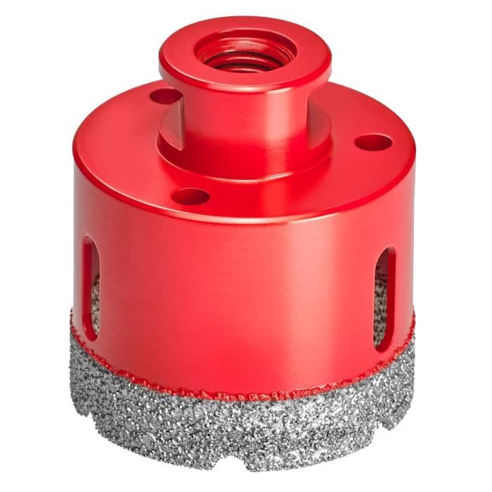 roterberg o 60 mm couronne diamantee trepan scie cloche a sec et a eau pour meuleuse m14 pour carrelage ceramique marbre granit cdiscount bricolage