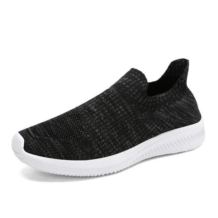 Baskets Femme Sans Lacets à Enfiler - Respirantes, Légères, Semelle Souple - Pour Printemps, été, Automne - Confort Et Style Décontracté