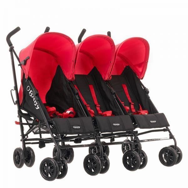 Poussette Triple Obaby Noire Rouge Cdiscount Puericulture Eveil Bebe Poussette Triple Obaby Noire Rouge Cdiscount Puericulture Eveil Bebe