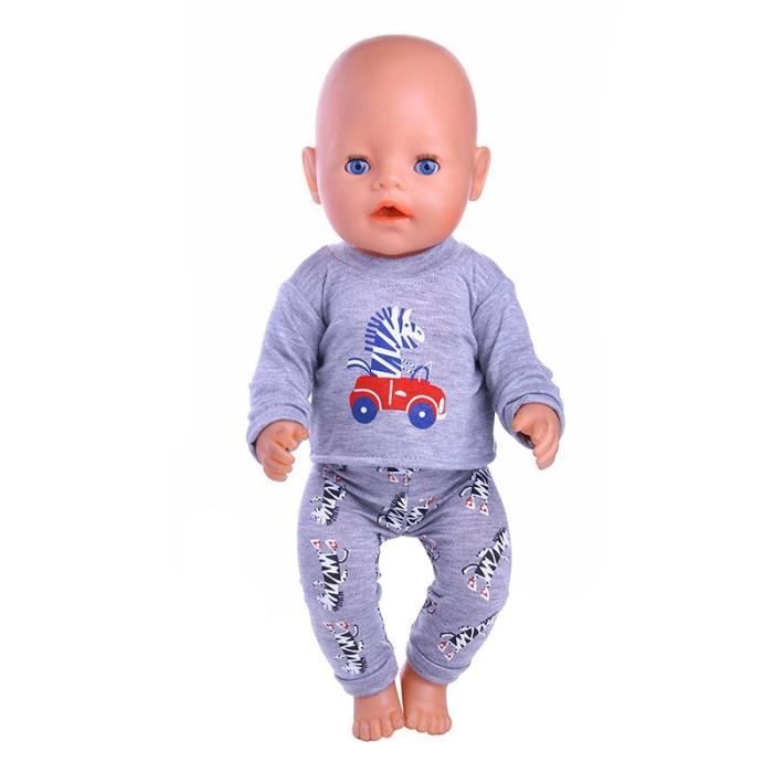 Poupees Poupons Pyjama De Poupee Superman Vetements De Noel Pour 18 Pouces Americain Et 43 Cm Ne Bebe Generation Type M146 Cdiscount Jeux Jouets