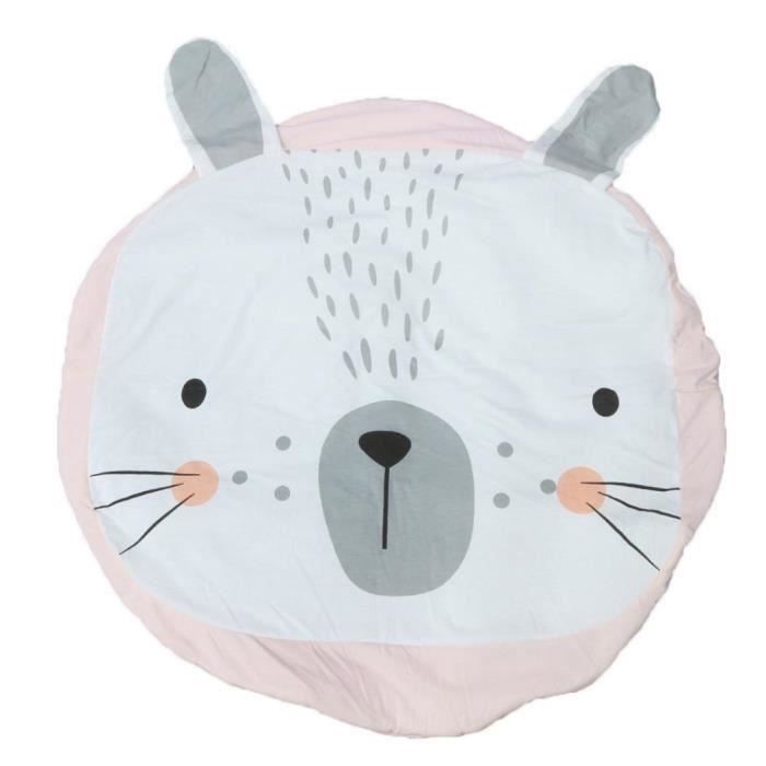 Nouveau Ne Bebe Enfants Kawaii Dessin Anime Lapin Rampant Couverture Tapis De Sol Tapis De Sol Rose Blanc G01beb Cdiscount Maison