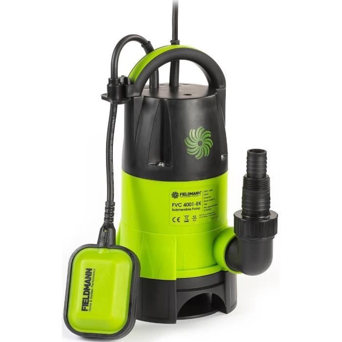 Pompe+à+boue+-+FIELDMANN+-+FVC+4001-EK+-+750+W+-+Debit+max.+14+000+l/h+-+Profondeur+8+m