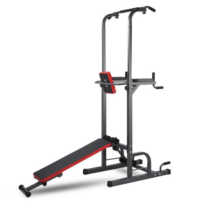 Traction dips machine top