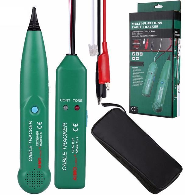 Détecteur De Câble MS6812 - Traceur De Fils Électriques - Testeur De Ligne Téléphonique