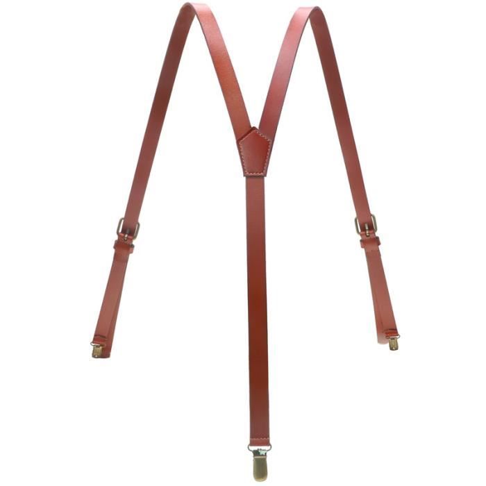 Bretelles En Cuir Showman Pour Femme - Superposition Alligator Marron Et Sarcelle, Fabrication Inde, Neuf
