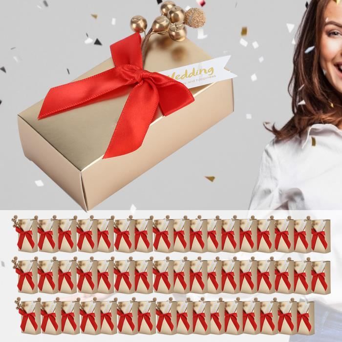 Boite a Offrir Noel en Carton Biscuits Bonbons Boite pour Chocolat Noel Lot de 7 Belle Vous Boite Cadeaux 3 Tailles - Boite a Cadeau Noel Livrées à Plat Cosmétiques et Accessoires