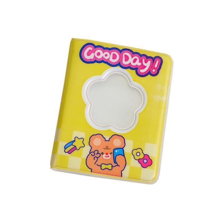 RUNRAYAY Mini Album Photo 3 Pouces Kpop – 40 Pochettes + 6 Feuilles Autocollants Kawaii Cœur De Gâteau – Idéal Pour Collectionner Photos Et Cartes