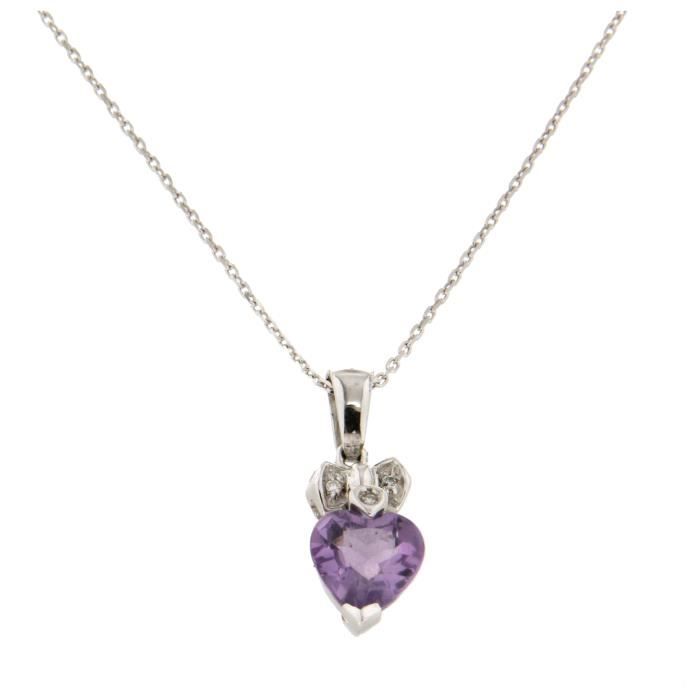 collier argent pierre violette collier argent pierre violette