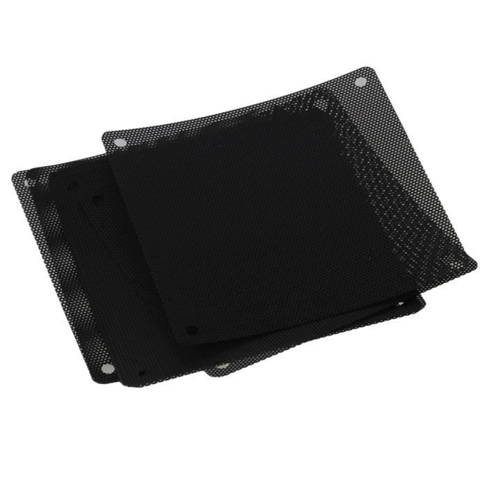 Filtre Anti-poussière GELRHONR 120mm - Pour Ventilateur PC, Noir, Lot De 2