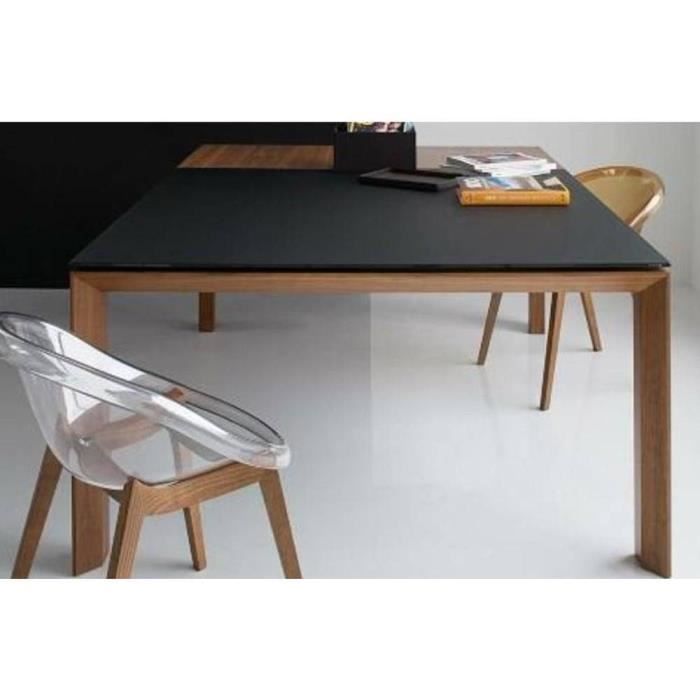 Table Repas Extensible Sigma Glass 140x140 De C Achat Vente