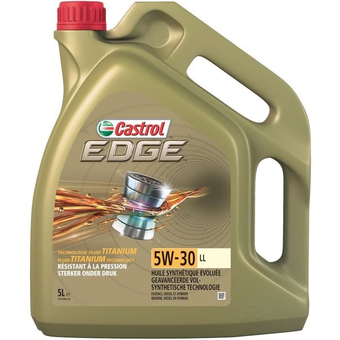 CASTROL Huile moteur Edge 5W-30 LL - 5 L