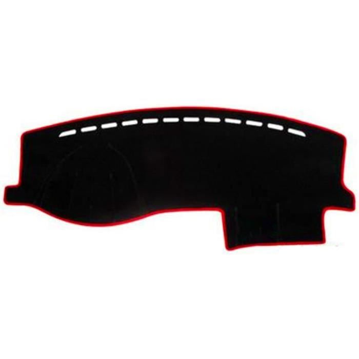 Tapis De Tableau De Bord Pour Silverado/Sierra 2007-2014 – Anti-dérapant, Noir – Protection Soleil