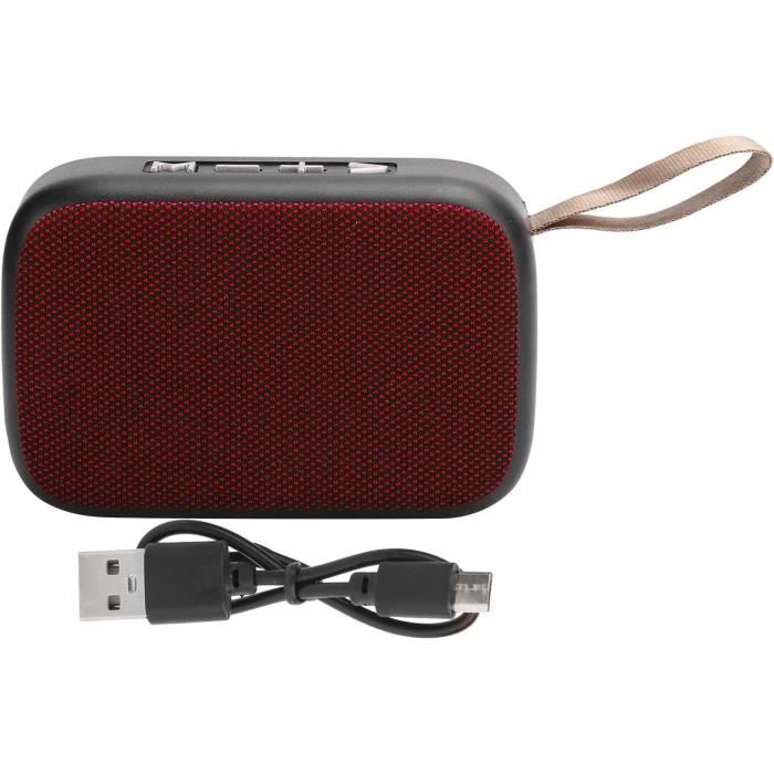 Mini Altavoz Bluetooth de diseño Retro y Radio FM W06 - Marron Claro