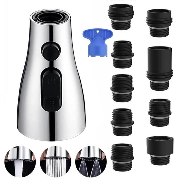 Douchette de Robinet Cuisine Douchette, 2 Modes Robinet Pulvérisateur de Cuisine Douchette de Cuisine Extractible Tête | Leroy Merlin