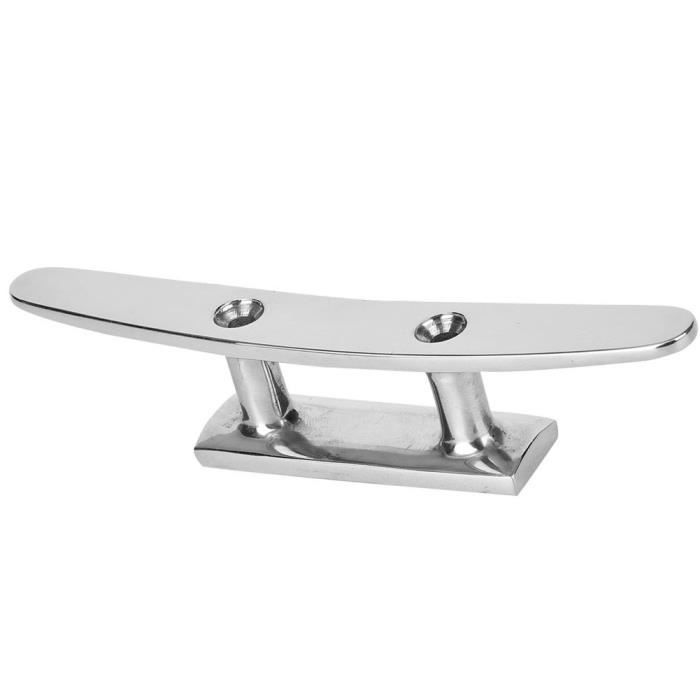 Toldoro® Taquet 150mm en Acier Inoxydable V4A, 2 Trous/Taquet d'amarrage, Taquet de Bateau avec Surface électropolie/Amarrage pour voiles d'ombrage ou comme Accessoire de Bateau Toldoro® Taquet 150mm en Acier Inoxydable V4A, 2 Trous/Taquet d'amarrage, Taquet de Bateau avec Surface électropolie/Amarrage pour voiles d'ombrage ou comme Accessoire de Bateau