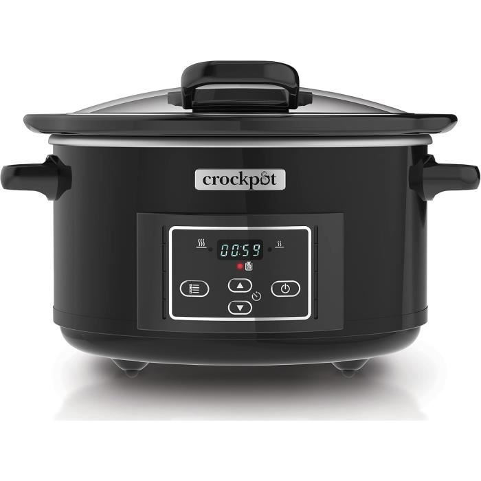 Mijoteuse - Crockpot - CSC052X - 47L - 220W - Programmable jusquà 20H