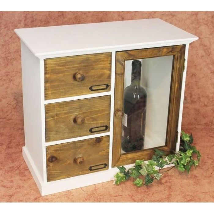 dandibo armoire commode mini 12019 armoire de cuisine etagère 50cm shabby etagère de cuisine vitrine