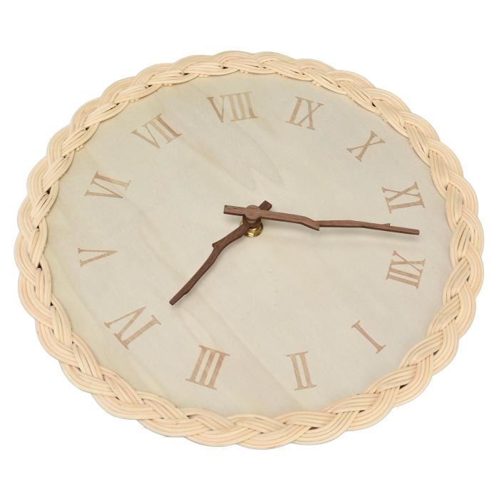 Horloge murale de 9 pouces, décoration vintage, horloge murale moderne, horloge murale