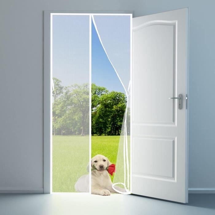 Moustiquaire Porte Fenetre Aimantée Magnetique, Rideaux Toile Anti Mouches Insect Ecran