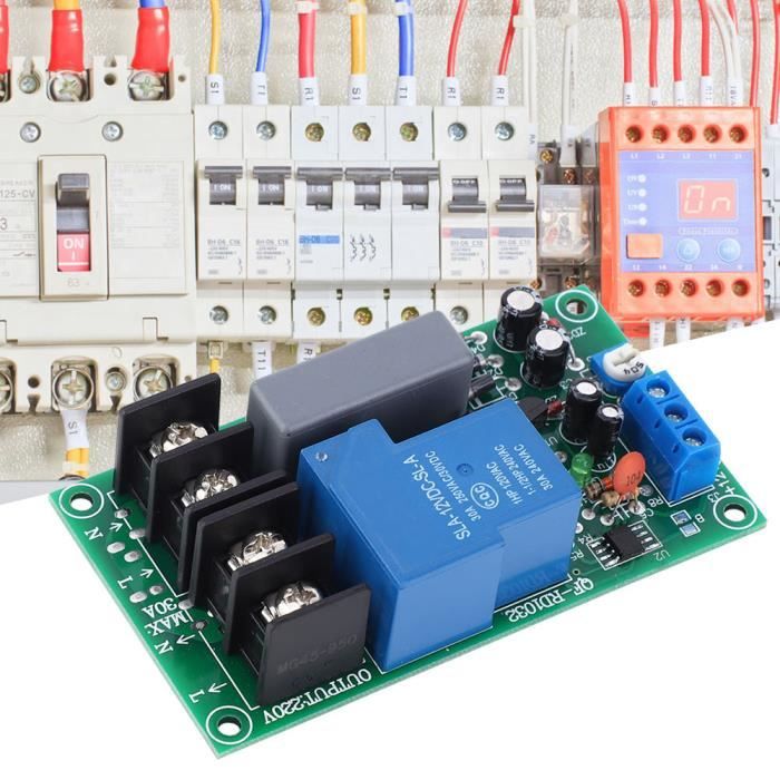 Relais Temporisé Module Relais Photorésistant à Retard Réglable | DC 24V | Contrôle D'Éclairage Automatique | Capteur 50cm | Pour Détection De Lumière Détecteur Lumière Automatique