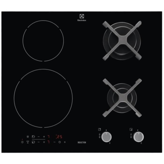 Plaque de cuisson mixte électrique et gaz Electrolux EGL 62821 OX