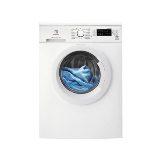 Lave linge Frontal ELECTROLUX EW2F4714CP - 8 kg - Blanc - TimeManager® - Fonction rapide - Anti-allergie