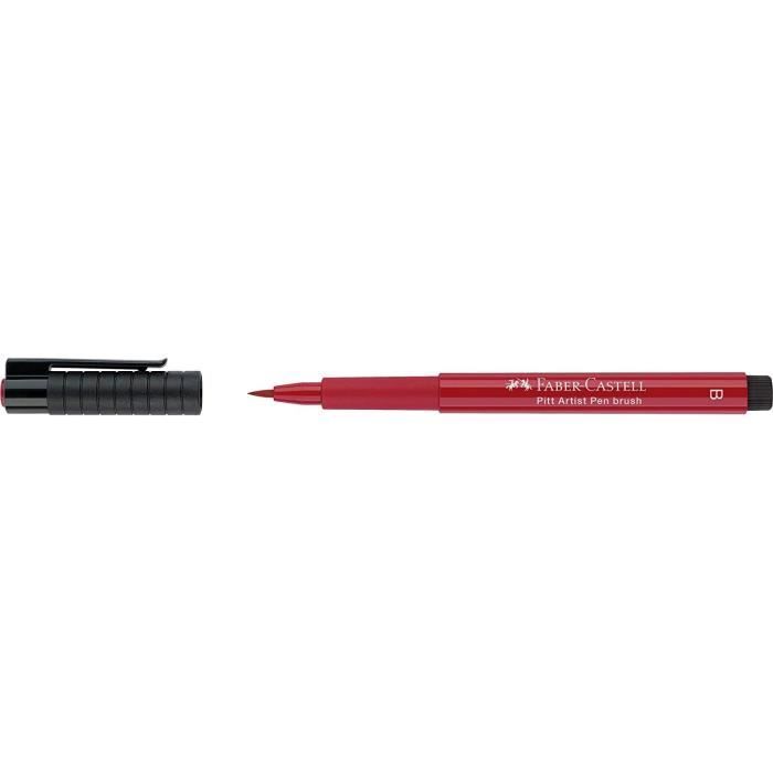 Feutre PITT artist pen pointe brush rouge écarlate foncé