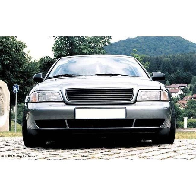 Pour Audi A4 S4 RS4 B5 8D Calandre Grille Noir Mat Sans Sigle Emblème 1995-2001