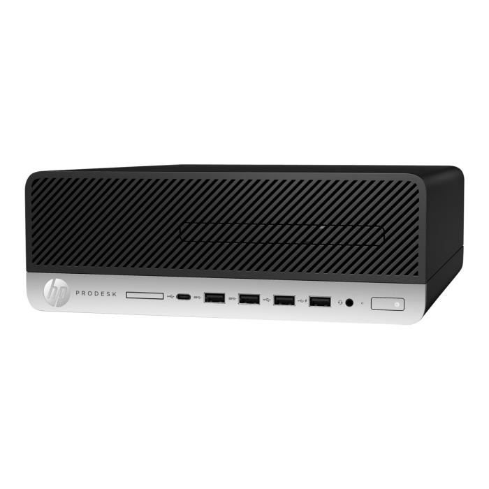 HP ProDesk 600 G3 SFF 1 x Core i5 6500 - 3.2 GHz RAM 8 Go SSD 256 Go NVMe TLC HD Graphics 530 GigE Win 10 Pro 64 bits moniteur…