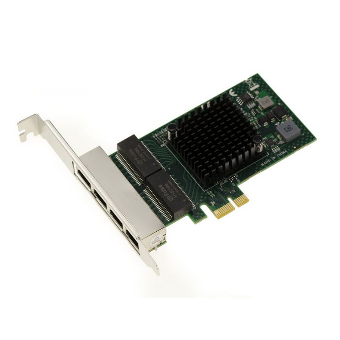 Tarjeta De Red PCIe 4 Puertos 2.5 Gigabit - Chipset Intel I225, Para PC Y Servidor