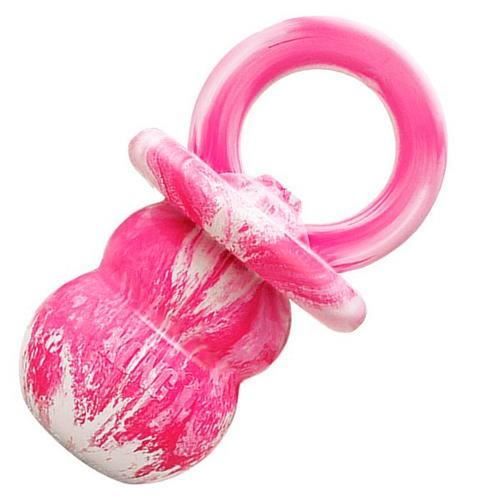 Jouet à mordre - Kong - Binkie - Caoutchouc ultra-résistant - Pour chiots - Rose