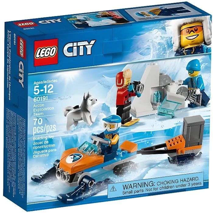 LEGO® City 60191 Les Explorateurs de l’Arctique - Jeu de Construction