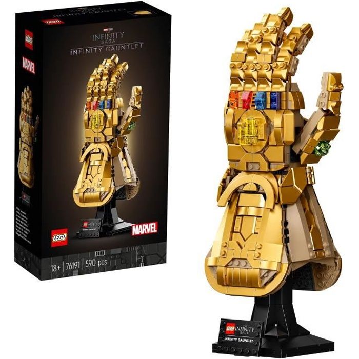 LEGO® 76191 Marvel Le Gant de l'infini –Thanos à construire pour