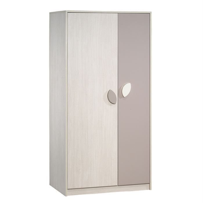 Sauthon On Line Armoire 2 Portes Taupe Achat Vente Armoire