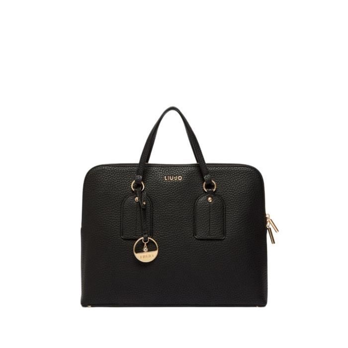 Sac A main LIU JO Ref 57748 22222 noir 37*28*6.5 cm TU Noir - Cdiscount Bagagerie - Maroquinerie