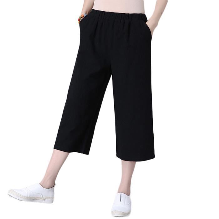 Pantacourt large femme sales