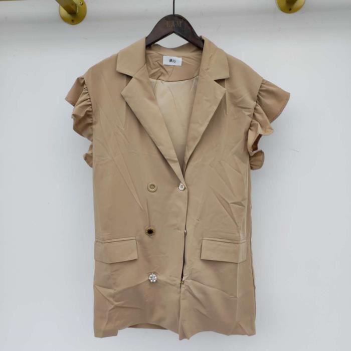 Veste Homme Légère Coupe-vent - Col Rabattu - Style Casual Décontracté - Pour Toutes Saisons - 11