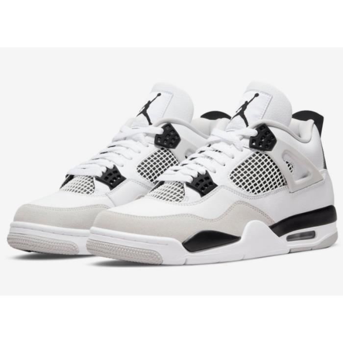 Chaussures de running Nike Air Jordan 4 Low Run Retro High pour Femme et Homme Blanc Taille 39 Cdiscount Sport
