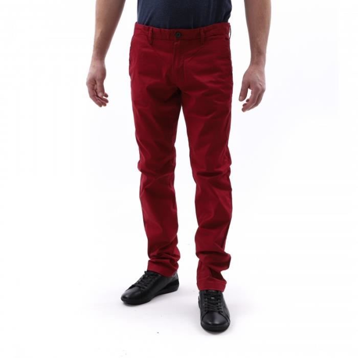 Pantalon chino Rouge Homme Teddy Smith 
