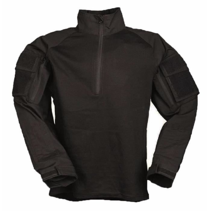 Chemise Tactique Zuoxiangru Manches Longues – Noir UK 2XL (NEUF Avec étiquettes)