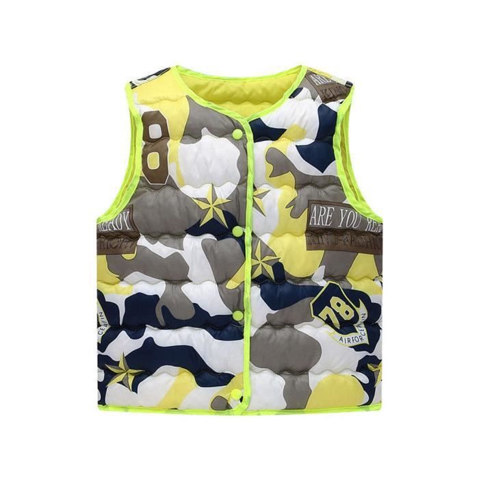 Tout Petits Enfants Bebe Fille Garcon Sans Manches Imprime Camouflage Gilet Chaud Veste Haut Yingzibeki Jaune Jaune Cdiscount Pret A Porter Tout Petits Enfants Bebe Fille Garcon Sans Manches Imprime Camouflage Gilet Chaud Veste Haut Yingzibeki Jaune Jaune Cdiscount Pret A Porter