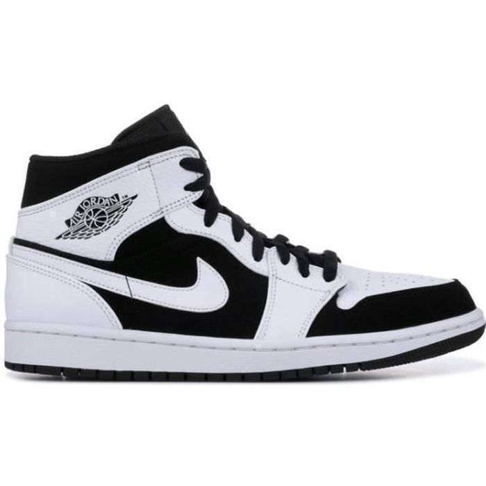Baskets AIR JORDAN 1 MID Chaussures pour Homme Femme Blanc ... Baskets AIR JORDAN 1 MID Chaussures pour Homme Femme Blanc ...