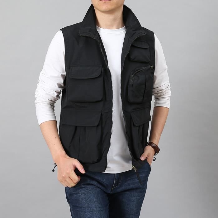 Gilet cargo homme deals