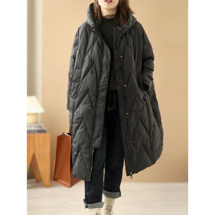 Columba - Manteau Le Matelassé Bouffant Puffect Coupe Régulère pour Femme en Nor, Talle Grand