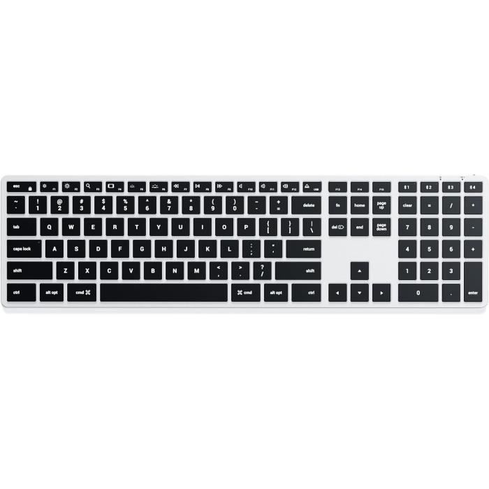 Clavier Apple Magic Keyboard A1843 – Sans Fil Bluetooth – AZERTY Blanc – Avec Pavé Numérique